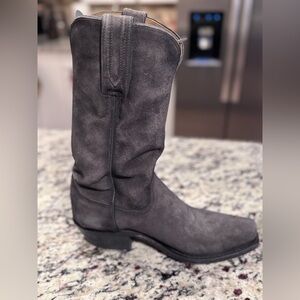 Lucchese Charcoal Western Boots